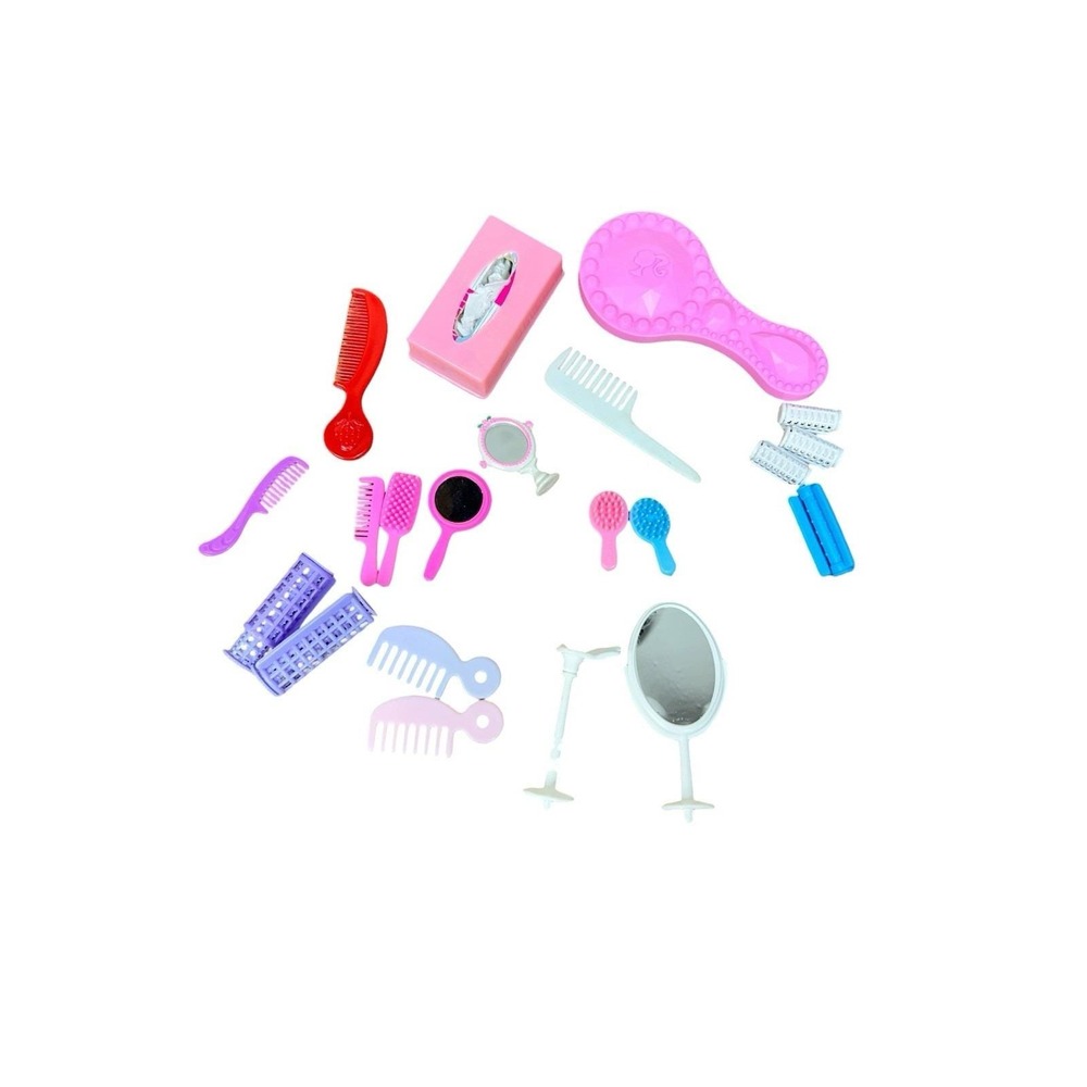 Mixed Doll Accessories‎ Lot Barbie MLP She-Ra Strawberry Shortcake Combs Brushes - Picture 2 of 7